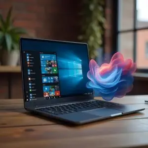 Technician installing Microsoft Windows on a laptop,Professional Windows operating system setup service,PC upgrade with latest Microsoft Windows installation,Expert installing Windows OS for desktop computer,Microsoft Windows installation and configuration service